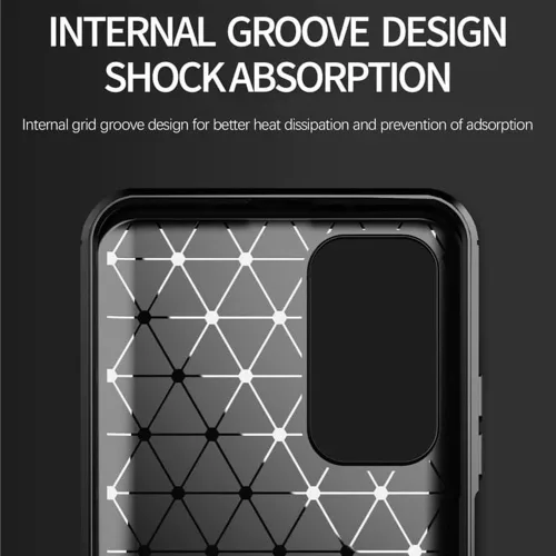 TechSuit - Carbon szilikon tok - Xiaomi Mi 10T 5G / Mi 10T Pro 5G - Fekete