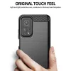TechSuit - Carbon szilikon tok - Xiaomi Mi 10T 5G / Mi 10T Pro 5G - Fekete