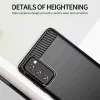 TechSuit - Carbon szilikon tok - Samsung Galaxy S20 FE 4G / S20 FE 5G - Fekete