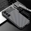 Techsuit - CarbonFiber szilikon tok - Samsung Galaxy S24 FE - Fekete
