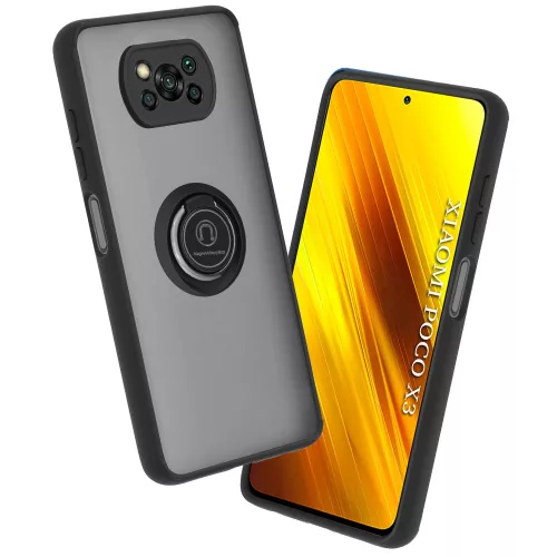 Techsuit - Glinth - Xiaomi Poco X3 / Poco X3 NFC / Poco X3 Pro - Fekete