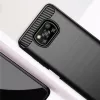 TechSuit - Carbon szilikon tok - Xiaomi Poco X3 / Poco X3 NFC / Poco X3 Pro - Fekete