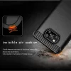 TechSuit - Carbon szilikon tok - Xiaomi Poco X3 / Poco X3 NFC / Poco X3 Pro - Fekete