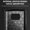 TechSuit - Carbon szilikon tok - Xiaomi Poco X3 / Poco X3 NFC / Poco X3 Pro - Fekete