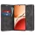 Techsuit - Confy Cover kinyitható tok - Oppo Reno12 F 4G / Reno12 F 5G / Reno12 FS 4G / Reno12 FS 5G - Fekete
