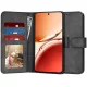 Techsuit - Diary Book kinyitható tok - Oppo Reno12 F 4G / Reno12 F 5G / Reno12 FS 4G / Reno12 FS 5G - Fekete