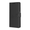 Techsuit - Leather Folio kinyitható tok - Oppo Reno12 F 4G / Reno12 F 5G / Reno12 FS 4G / Reno12 FS 5G - Fekete