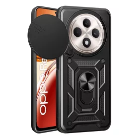   Techsuit - CamShield ütésálló tok - Oppo Reno12 F 4G / Reno12 F 5G / Reno12 FS 4G / Reno12 FS 5G - Fekete