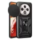 Techsuit - CamShield ütésálló tok - Oppo Reno12 F 4G / Reno12 F 5G / Reno12 FS 4G / Reno12 FS 5G - Fekete