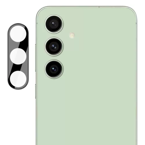 Techsuit - Full Camera - Kameravédő üvegfólia - Samsung Galaxy S24 FE - Fekete