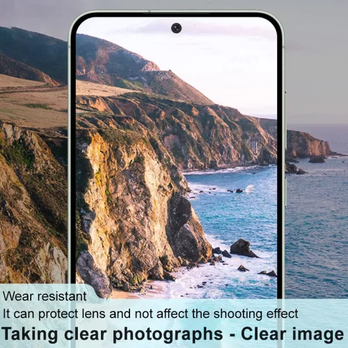 Techsuit - Full Camera - Kameravédő üvegfólia - Samsung Galaxy S24 FE - Fekete