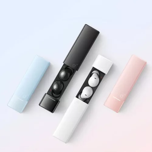 Anker - Vezeték nélküli fülhallgató SoundCore A30i (A3958G51) - Bluetooth 5.4, Zajszűrős, IP54, Mikrofonnal - Rózsaszín