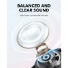 Anker - Vezeték nélküli fülhallgató SoundCore A30i (A3958G11) - Bluetooth 5.4, Zajszűrős, IP54, Mikrofonnal - Fekete