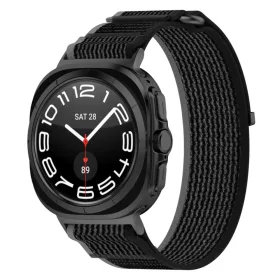   Techsuit - Watchband (W054) - Samsung Galaxy Watch Ultra 47mm / Watch Ultra 2 - Gray / Black