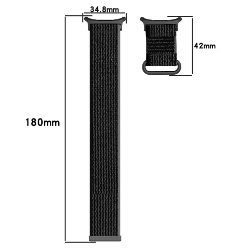 Techsuit - Watchband (W054) - Samsung Galaxy Watch Ultra 47mm / Watch Ultra 2 - Dark Green / Gray
