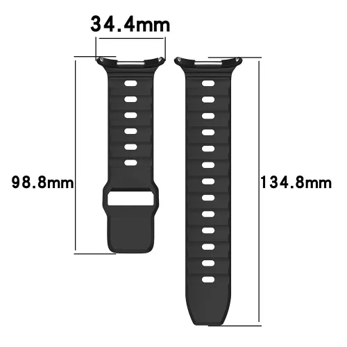 Techsuit - Watchband (W055) - Samsung Galaxy Watch Ultra 47mm / Watch Ultra 2 - White