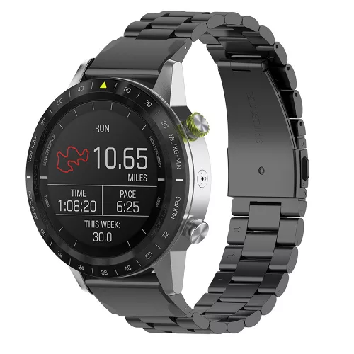 Techsuit - Watchband QuickFit 26mm (W010) - Garmin Fenix 3/3 HR/5X/5X Plus/6X/6X Pro/7X/7X Pro Solar - Black
