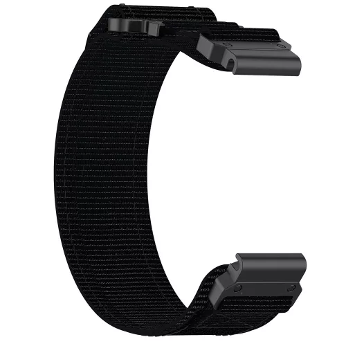 Techsuit - Watchband QuickFit 26mm (W057) - Garmin Fenix 3/3 HR/5X/5X Plus/6X/6X Pro/7X/7X Pro Solar - Black