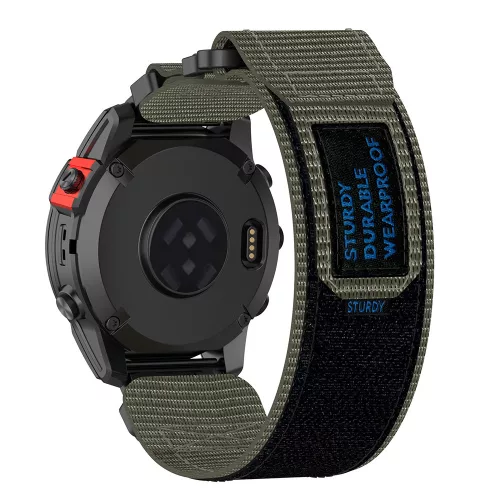 Techsuit - Watchband QuickFit 26mm (W057) - Garmin Fenix 3/3 HR/5X/5X Plus/6X/6X Pro/7X/7X Pro Solar - Green