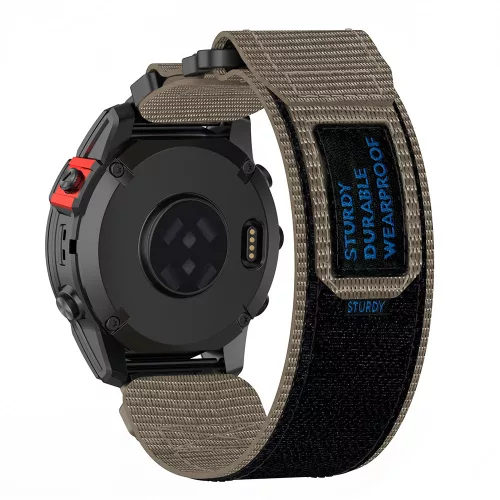 Techsuit - Watchband QuickFit 26mm (W057) - Garmin Fenix 3/3 HR/5X/5X Plus/6X/6X Pro/7X/7X Pro Solar - Gray