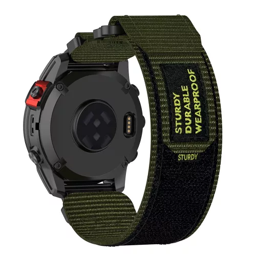 Techsuit - Watchband QuickFit 22mm (W057) - Garmin Fenix 5/5 Plus 6/6 Pro/7/Forerunner 945/955/970/Approach S60/S62 - Green