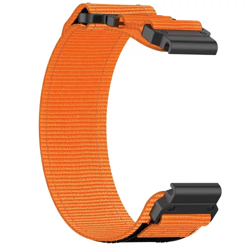 Techsuit - Watchband QuickFit 22mm (W057) - Garmin Fenix 5/5 Plus 6/6 Pro/7/Forerunner 945/955/970/Approach S60/S62 - Orange