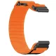 Techsuit - Watchband QuickFit 22mm (W057) - Garmin Fenix 5/5 Plus 6/6 Pro/7/Forerunner 945/955/970/Approach S60/S62 - Orange