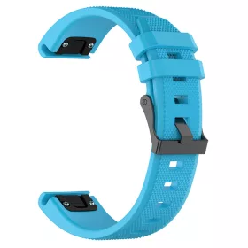   Techsuit - Watchband QuickFit 26mm (W058) - Garmin Fenix 3/3 HR/5X/5X Plus/6X/6X Pro/7X/7X Pro Solar - Blue