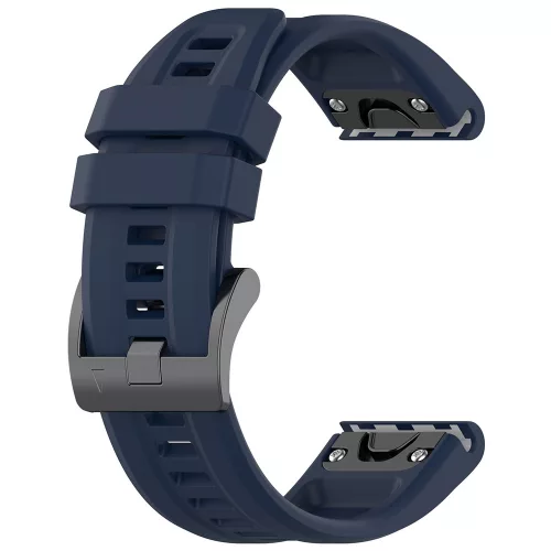 Techsuit - Watchband QuickFit 26mm (W060) - Garmin Fenix 3/3 HR/5X/5X Plus/6X/6X Pro/7X/7X Pro Solar - Navy Blue