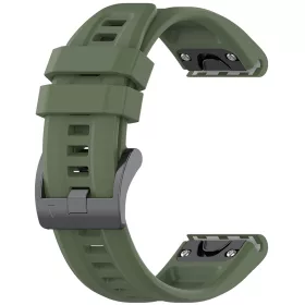   Techsuit - Watchband QuickFit 26mm (W060) - Garmin Fenix 3/3 HR/5X/5X Plus/6X/6X Pro/7X/7X Pro Solar - Dark Green