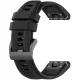 Techsuit - Watchband QuickFit 22mm (W060) - Garmin Fenix 5/5 Plus 6/6 Pro/7/Forerunner 945/955/970/Approach S60/S62 - Black