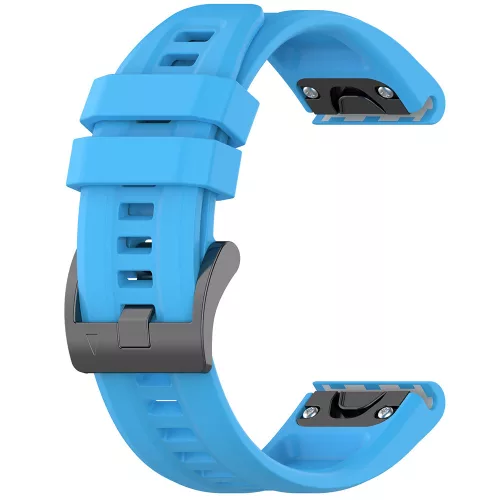 Techsuit - Watchband QuickFit 22mm (W060) - Garmin Fenix 5/5 Plus 6/6 Pro/7/Forerunner 945/955/970/Approach S60/S62 - Blue