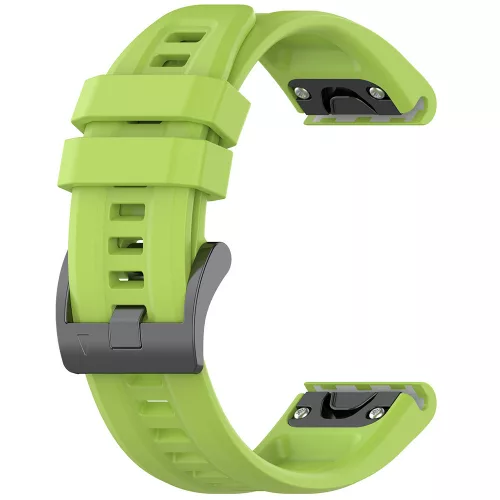 Techsuit - Watchband QuickFit 22mm (W060) - Garmin Fenix 5/5 Plus 6/6 Pro/7/Forerunner 945/955/970/Approach S60 - Light Green