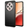 Techsuit - Carbon szilikon tok - Oppo Reno12 F 4G / Reno12 F 5G / Reno12 FS 4G / Reno12 FS 5G - Fekete