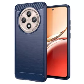   Techsuit - Carbon szilikon tok - Oppo Reno12 F 4G / Reno12 F 5G / Reno12 FS 4G / Reno12 FS 5G - Kék