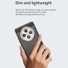 Techsuit - Carbon szilikon tok - Oppo Reno12 F 4G / Reno12 F 5G / Reno12 FS 4G / Reno12 FS 5G - Kék