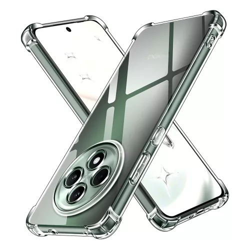 Techsuit - Shockproof Átlátszó Ütésálló Szilikon tok - Oppo Reno12 F 4G / Reno12 F 5G / Reno12 FS 4G / Reno12 FS 5G - Átlátszó
