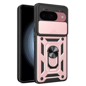   Techsuit - CamShield ütésálló tok - Google Pixel 9 / 9 Pro - Rosegold