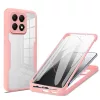 Techsuit - ColorVerse 360 tok kijelzővédővel - Xiaomi Poco F6 Pro - Rózsaszín
