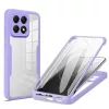 Techsuit - ColorVerse 360 tok kijelzővédővel - Xiaomi Poco F6 Pro - Lila