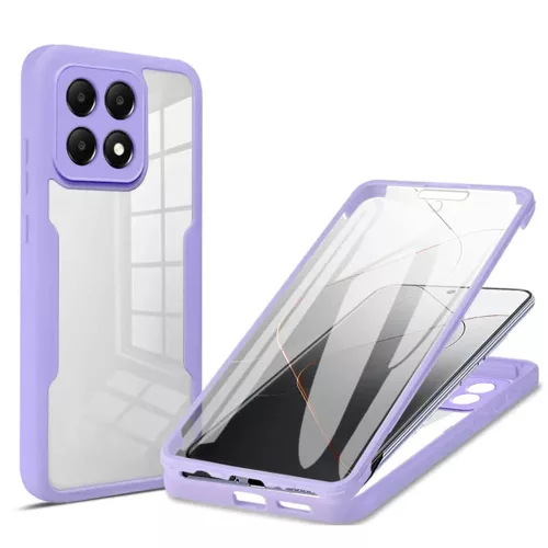 Techsuit - ColorVerse 360 tok kijelzővédővel - Xiaomi Poco F6 Pro - Lila