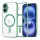 Techsuit - Luxury Crystal MagSafe tok - iPhone 16 - Zöld átlátszó
