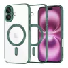 Techsuit - Luxury Crystal MagSafe tok - iPhone 16 Plus - Sötétzöld átlátszó