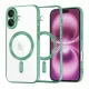 Techsuit - Luxury Crystal MagSafe tok - iPhone 16 Plus - Zöld átlátszó