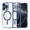 Techsuit - Luxury Crystal MagSafe tok - iPhone 16 Pro - Kék átlátszó