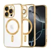 Techsuit - Luxury Crystal MagSafe tok - iPhone 16 Pro - Arany átlátszó