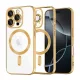 Techsuit - Luxury Crystal MagSafe tok - iPhone 16 Pro - Arany átlátszó