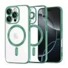 Techsuit - Luxury Crystal MagSafe tok - iPhone 16 Pro - Zöld átlátszó