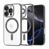 Techsuit - Luxury Crystal MagSafe tok - iPhone 16 Pro Max - Fekete átlátszó