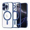 Techsuit - Luxury Crystal MagSafe tok - iPhone 16 Pro Max - Kék átlátszó